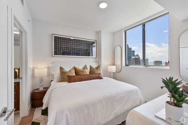 1BR, 1BA - 531 SF - Bedroom - Magnus Brickell