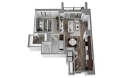 B - 1bd / 1ba