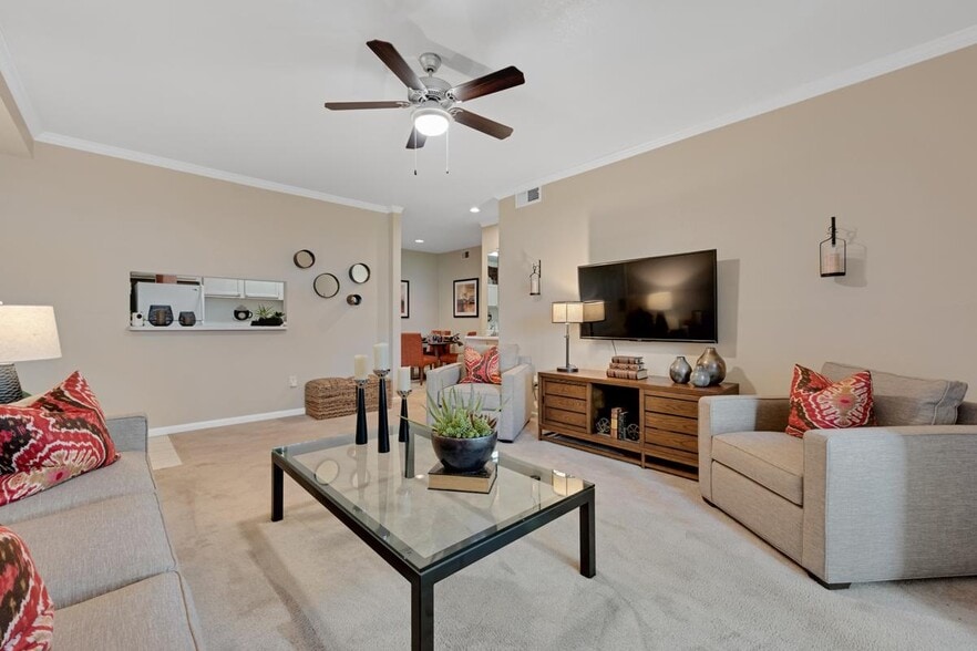 Spacious Living Rooms