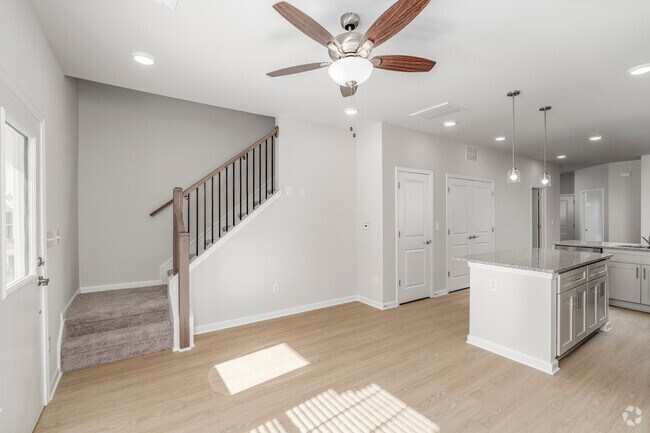 3BR, 3BA - 1,600SF - Kitchen & Living Room