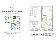 1b-2.1 | 624 Square Foot One Bedroom One Bath