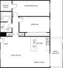 2BR/1BA