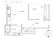 Explore The Steinbeck's thoughtfully designed floor plan for modern city living.