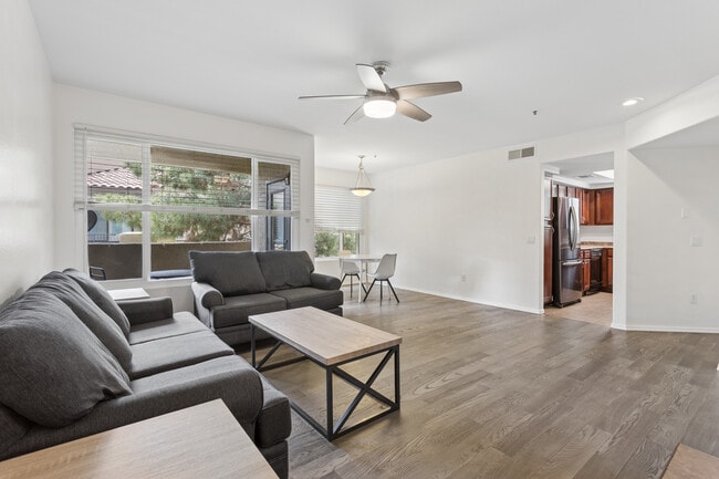 Large new windows add soft afternoon light - 4925 E Desert Cove Ave Unit Desert Cove Condo