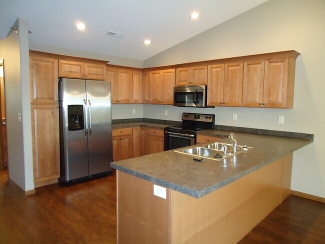 Kitchen Vaulted ceilings