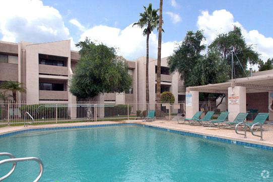 Pool Area - Dartmoor Apartments