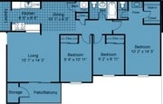 3BR/1.5BA