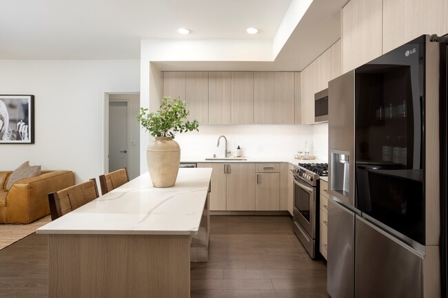 Residencias en West Edge Kitchen - Residences at West Edge Apartamentos