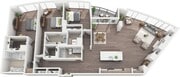 McKenzie - Penthouse B - 3 Beds - 3 Baths - 2170 Sq. ft.