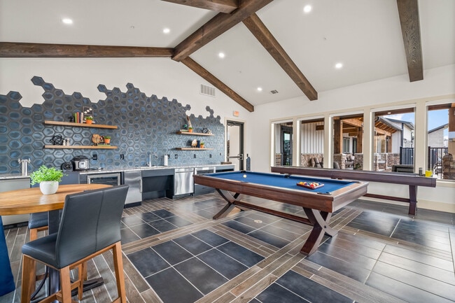 Pool Table and Shuffleboard - La Ventana at Canyon West