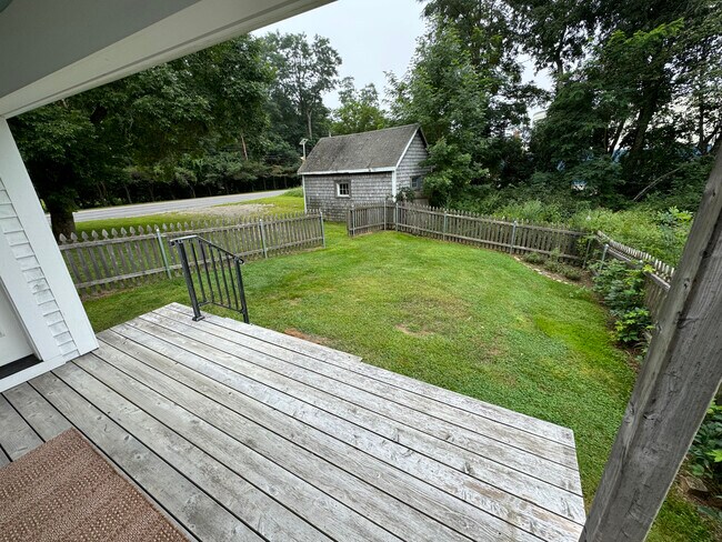 Fenced in yard - 147 Lincolnville Ave