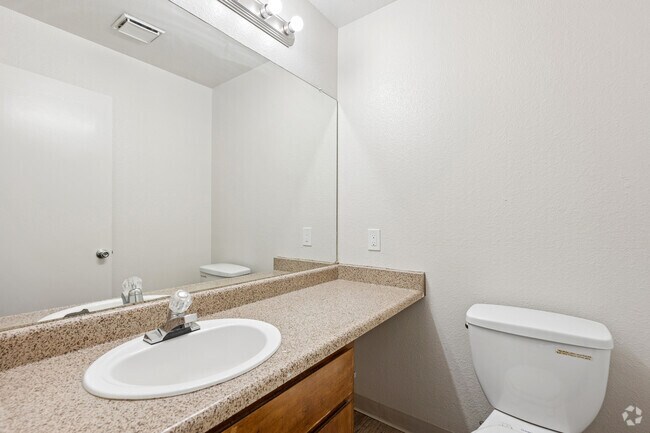 Townhouse - 2BR, 1.5BA - 1004SF - Second Bathroom