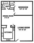 1BR/1BA