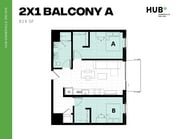 Balcón 2x1 A