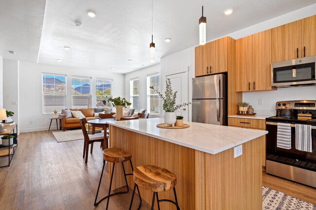 Open Concept Kitchen/Living Area