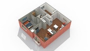 Loring | 1-Bedroom Floorplan