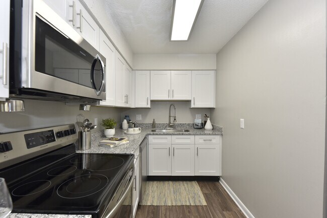 Granite Counters + Modern Cabinetry