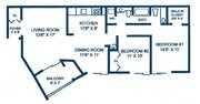 style B two bedroom