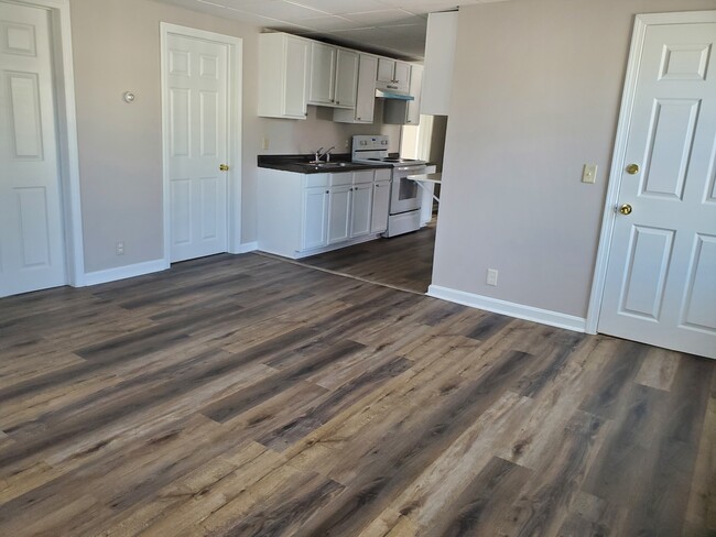 living room looking into kitchen - 78 Cowden St Apartments Unit 2