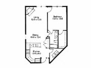 1BR/1BA