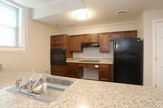Cocina - Lenox Schoolhouse Apartments