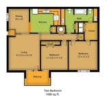 2BR/1.5BA