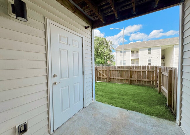 Private Fenced-in Yards Available