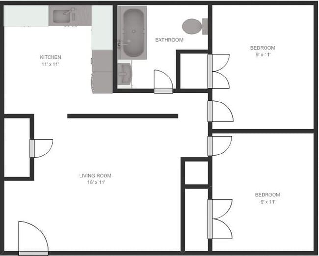 Photo - $1,095 | 2 Bedroom, 1 Bathroom Apartment | Cat Friendly* | Available for an August 1st, 2026 Move...