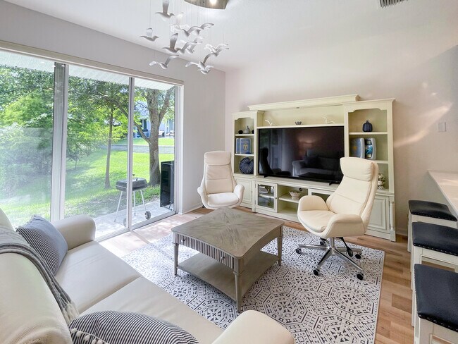Open Concept Living, Dining and Kitchen