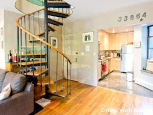 Living room with view of the kitchen - 454 Saint Nicholas Ave Unit 4SF