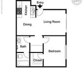 1 bedroom Apartment Home