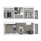 Staged 2 Bedroom 1.5 Bath Townhome