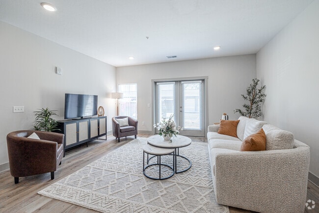 2BR, 2BA - 1,087SF - The Shoreline - Living Room