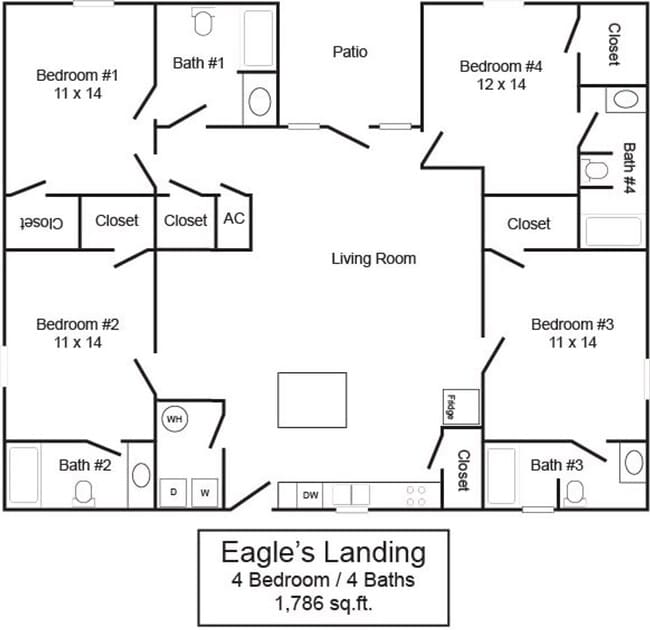 Eagles Landing Property Available August! Rental House Rental in