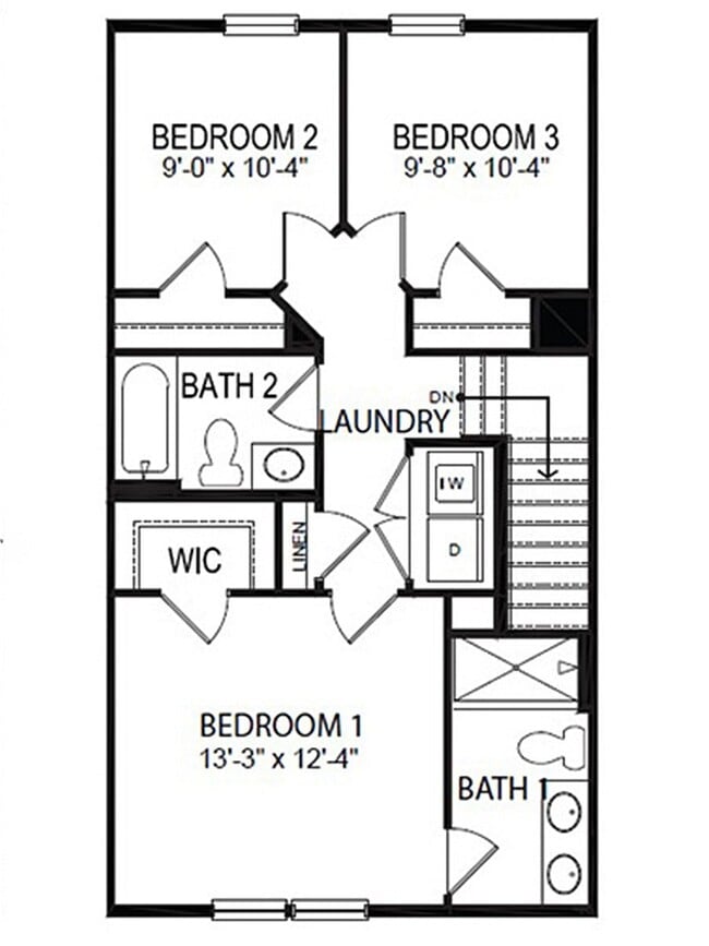 Jefferson Townhome- 2nd Floor