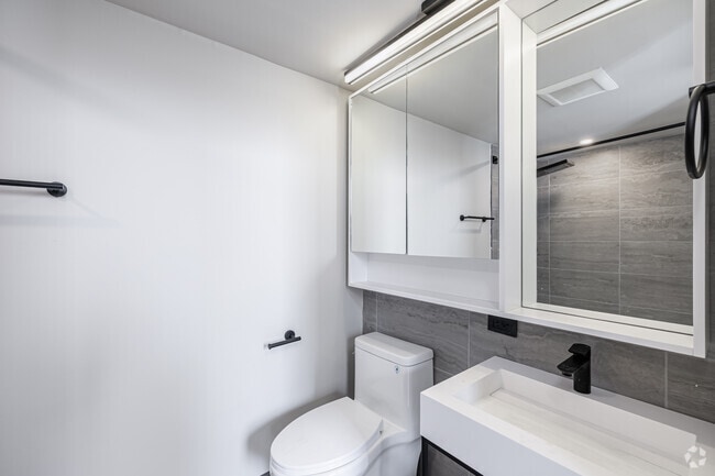 1BR, 1BA With Loft - Bathroom
