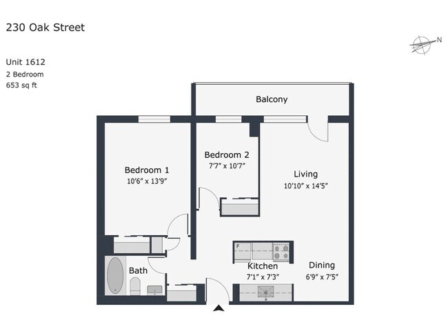 Photo - 230 Oak St Unit 1512