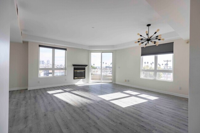 Living room - 12222 Wilshire Blvd Condo Unit 502