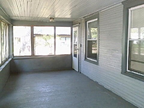 Screened in front porch (looking north)