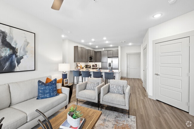 B1 2BR, 2BA - 1,094SF - Living Room