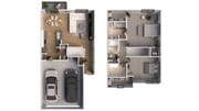 2 bedroom,2.5 Bath-2 story