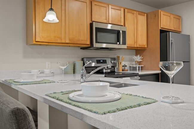Kitchen - Spanish Moss Eco Apartments