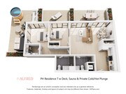 PH Residence T w Deck, Sauna & Cold/Hot Plunge