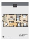 DW 2 bd B 1000 SF