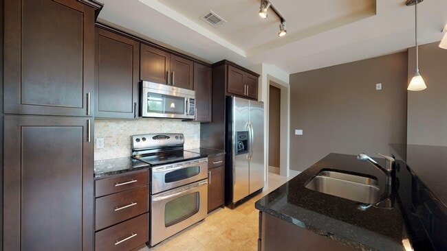 Spacious kitchens