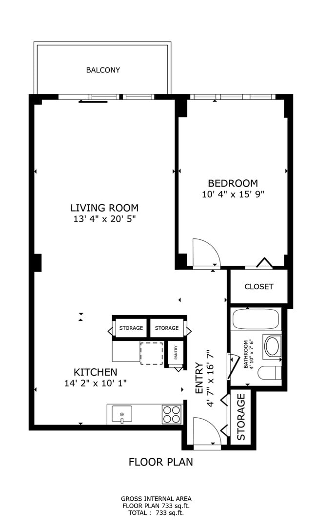 One Bedroom - 441 W. Oakdale