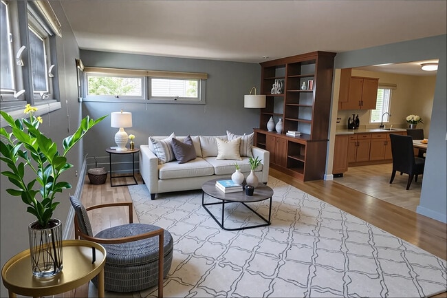 virtually staged livingroom - 241 Huxley Ave Unit #2