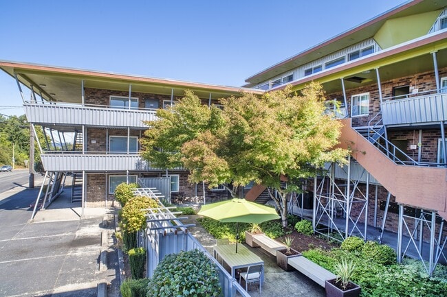 Parking + Community Courtyard