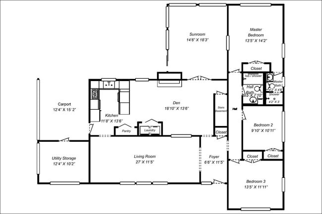 Photo - Coming Soon : 3+BR, 2BA house with extra finished and unfinished spaces.