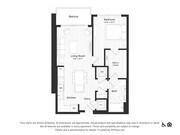 1B floor plan Novo Las Olas